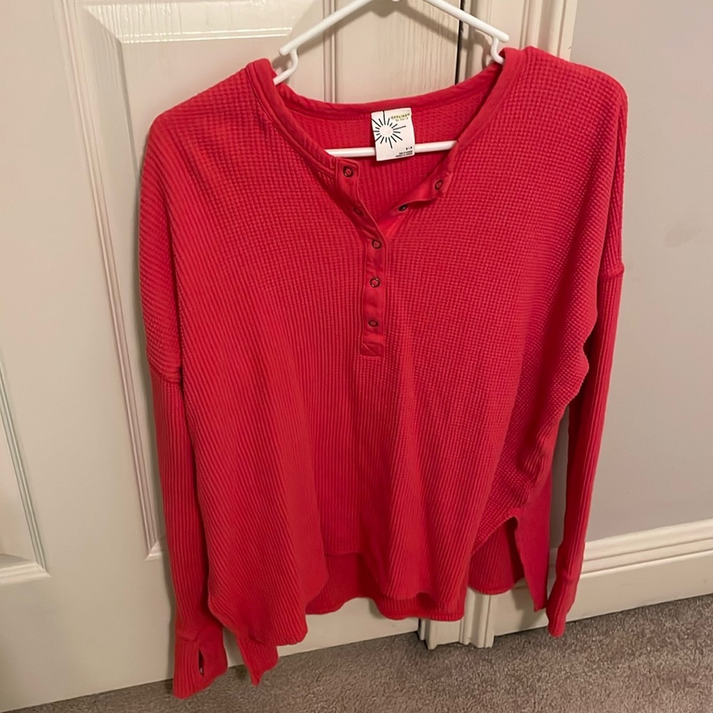 Aerie long sleeve top, size small